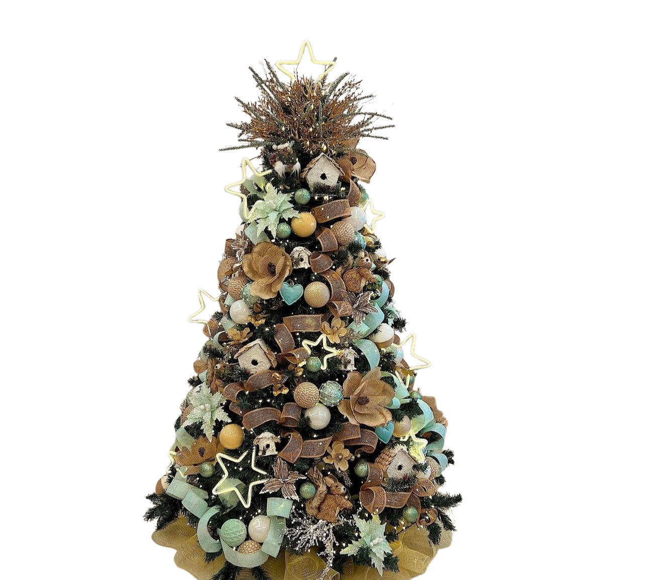 Árvore de Natal + Decoração 360º Home Inclusa - 1,50 Metros