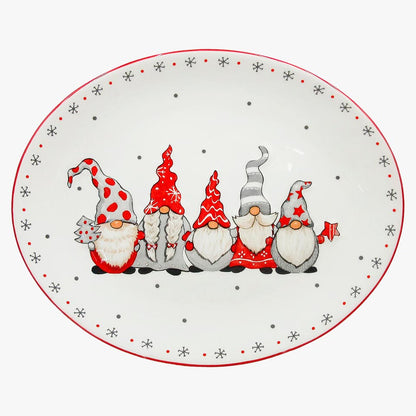 Conjunto de talheres Nordic Santa, pratos cerâmicos ocidentais Prato de lanche Presente de Natal criativo Copo de chaleira de chá em casa Frasco selado