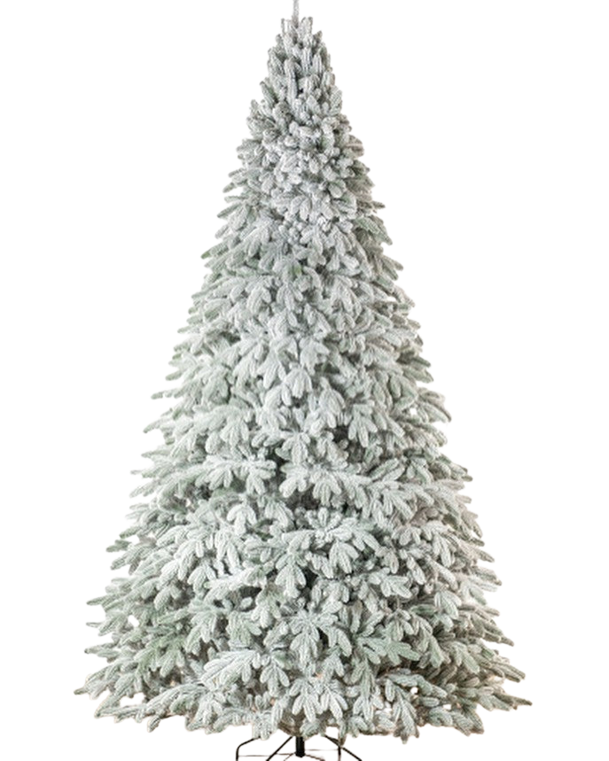 Árvore de Natal Tradicional Nevada Completa