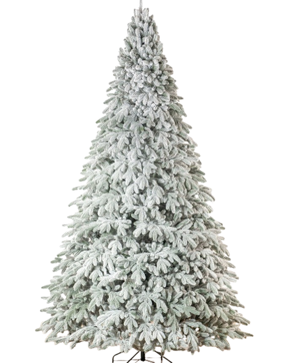 Árvore de Natal Tradicional Nevada Completa