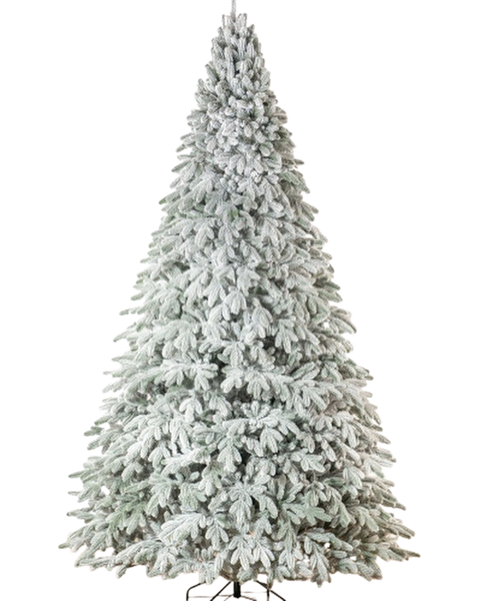 Árvore de Natal Tradicional Nevada Completa