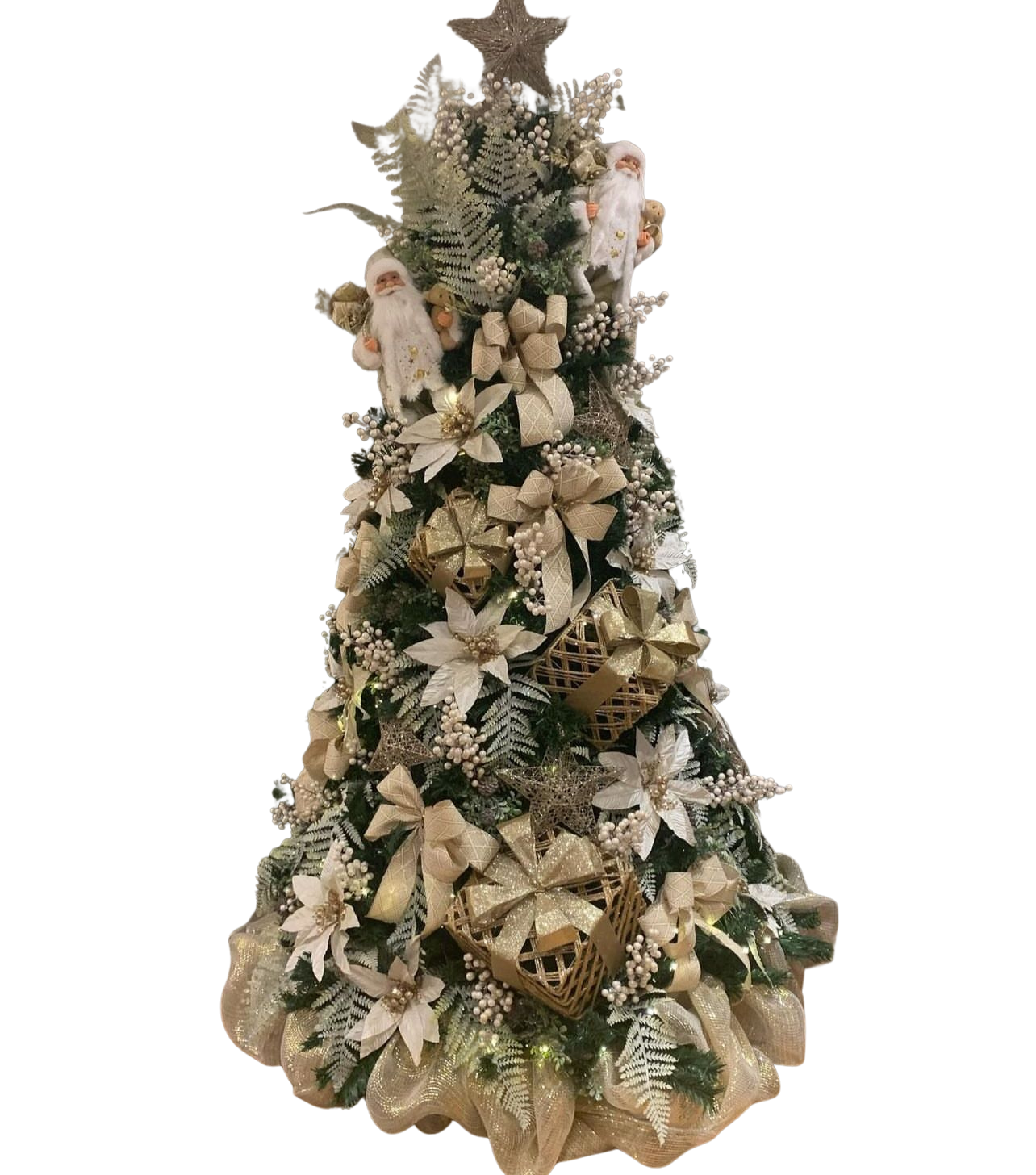 Árvore de Natal + Decoração 360º Gift Clean Inclusa - 2 Metros