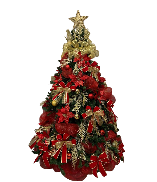 Árvore de Natal + Decoração 360º Star Inclusa - 2 Metros